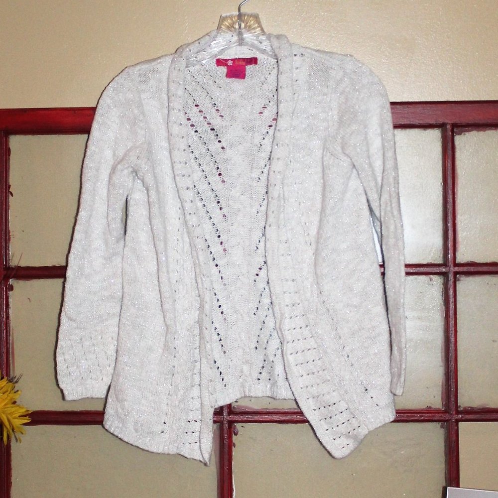 $3/30 Girls Knit Cardigan Sweater - Picture 1 of 4